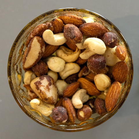 Bowl of mixed nuts