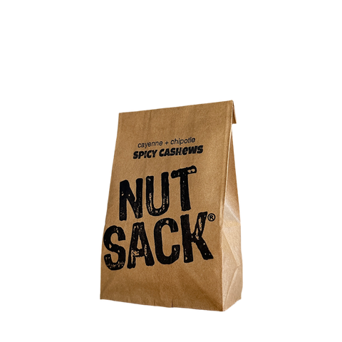 Mini (3oz) Spicy Cashews - Nutsack Nuts