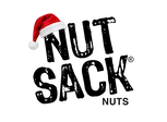 Nutsack Nuts logo with Santa Clause hat