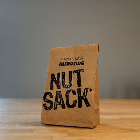 Mini (3oz) Roasted Salted Almonds - Nutsack Nuts