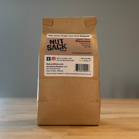 Roasted Salted Pecans - Nutsack Nuts
