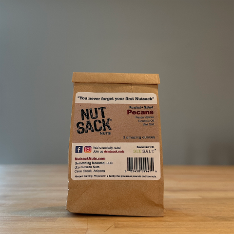 Roasted Salted Pecans - Nutsack Nuts