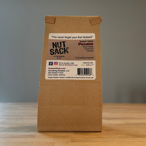 Roasted Salted Pecans - Nutsack Nuts