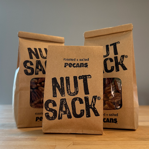 Roasted Salted Pecans - Nutsack Nuts