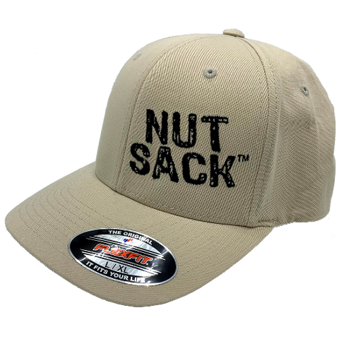 L/XL Tan NUTSACK Hat - Nutsack Nuts