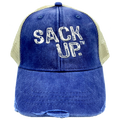 Denim SACKUP Snapback Hat - Nutsack Nuts