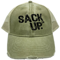 Denim SACKUP Snapback Hat - Nutsack Nuts