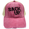 Denim SACKUP Snapback Hat - Nutsack Nuts