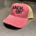 Denim SACKUP Snapback Hat - Nutsack Nuts